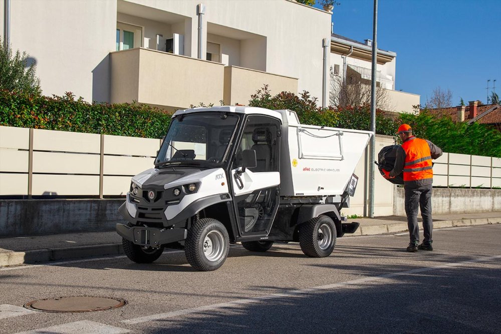 Электромобиль мусоровоз на базе ALKE ATX 330E/340E