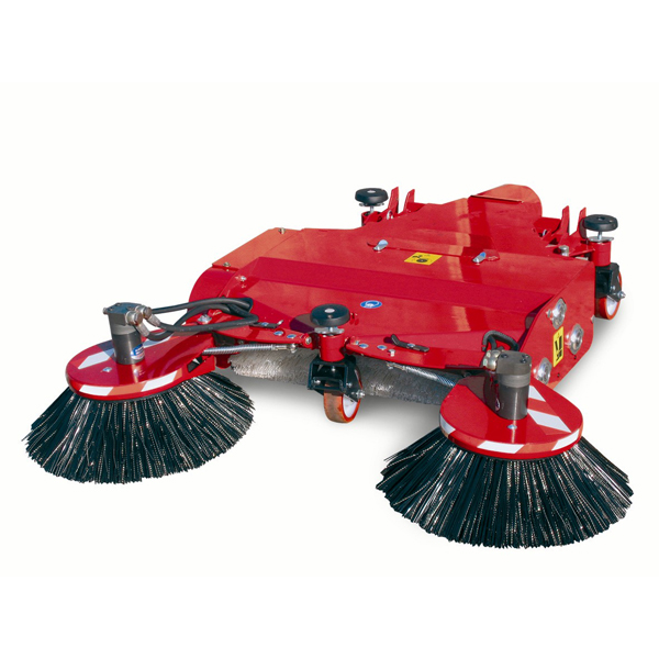 Щетка Gianni Ferrari с гидравлическим приводом, со сбором мусора в бункер 